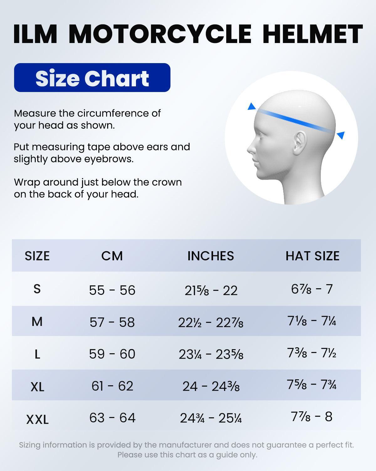 ILM Open Face Motorcycle 3/4 Half Helmet Model 726X - motorcycle - accessories - iron - horse - accessories