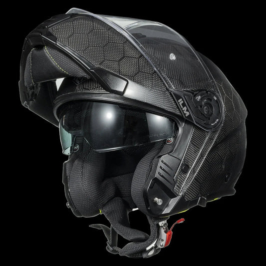 ILM Carbon Fiber Motorcycle Modular Helmets DOT ECE Model MF529F - motorcycle - accessories - iron - horse - accessories