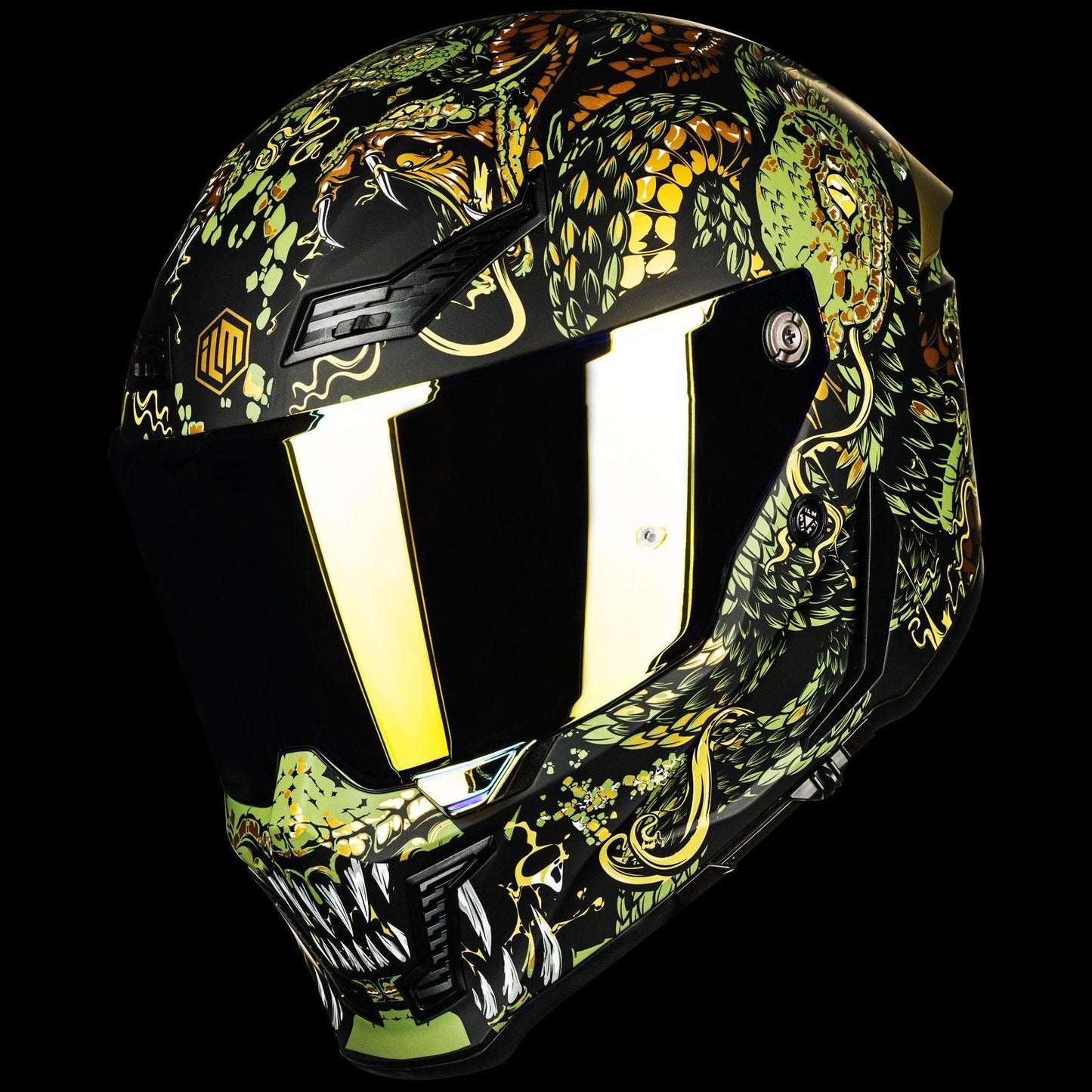 ILM Full Face Motorcycle Helmets Racing Helmet Model MF509 - motorcycle - accessories - iron - horse - accessories