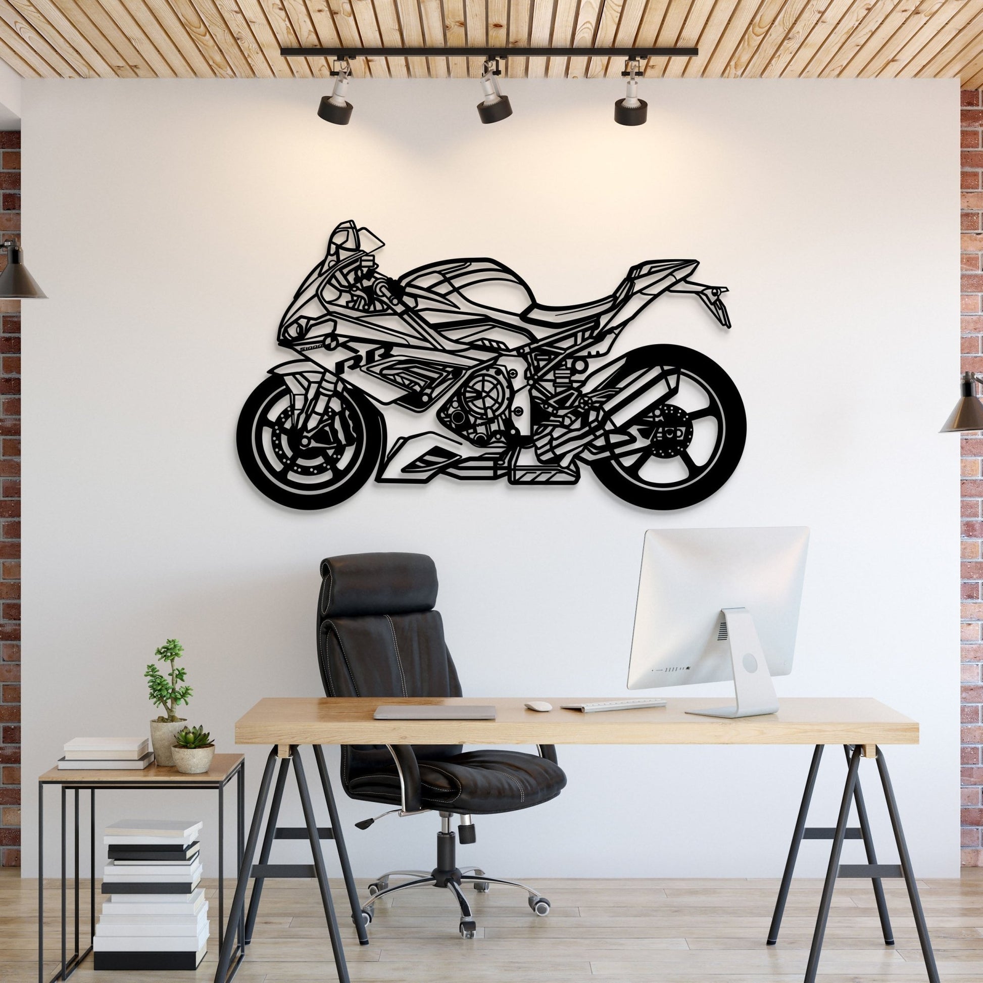 2022 S1000RR Metal Motorcycle Wall Art - MT1386 - motorcycle - accessories - iron - horse - accessories