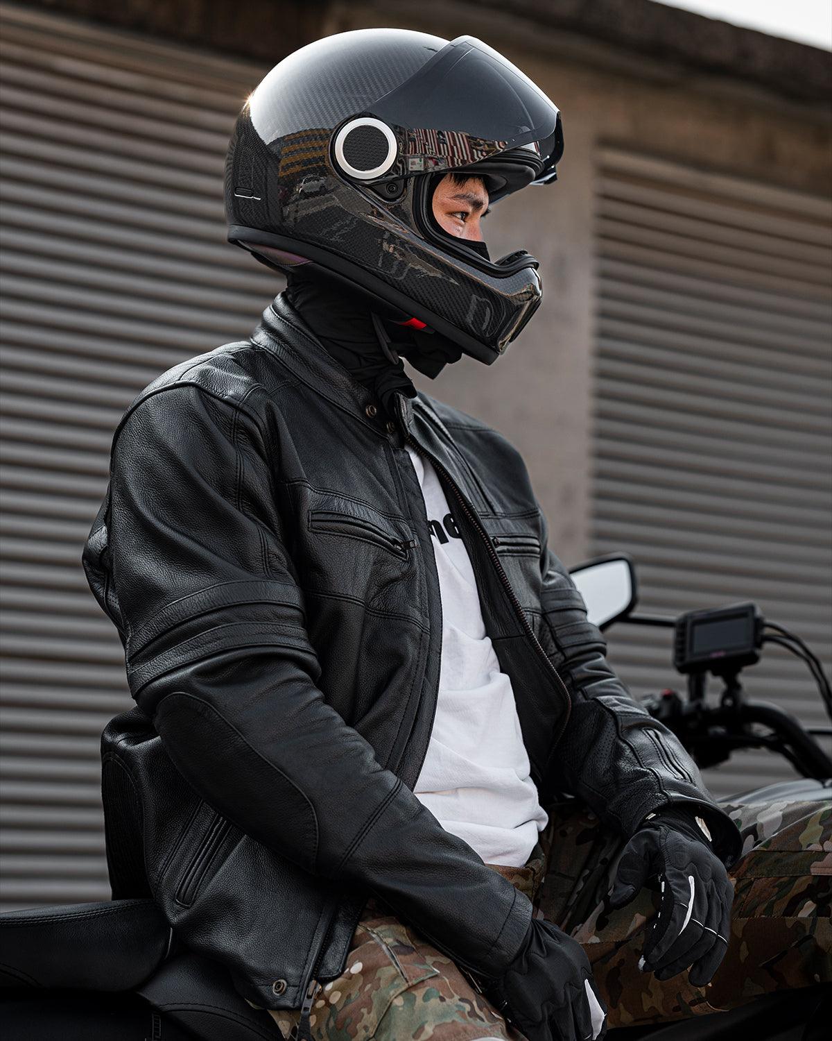 ILM Carbon Fiber Lightweight Motorcycle Helmets Full Face Retro Helmet Model F611 - motorcycle - accessories - iron - horse - accessories