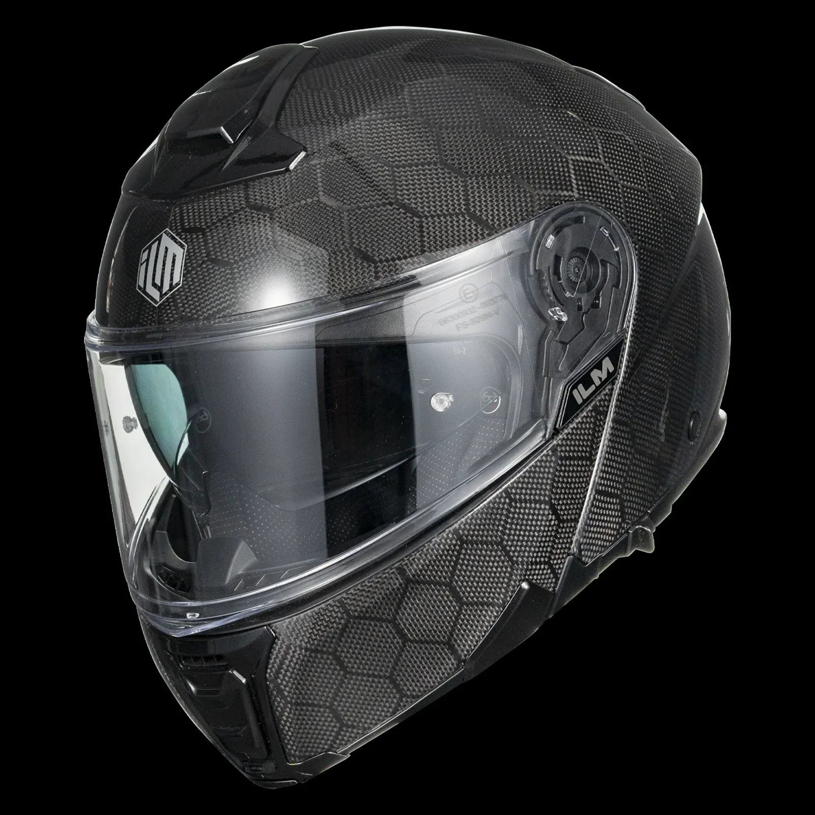 ILM Carbon Fiber Motorcycle Modular Helmets DOT ECE Model MF529F - motorcycle - accessories - iron - horse - accessories