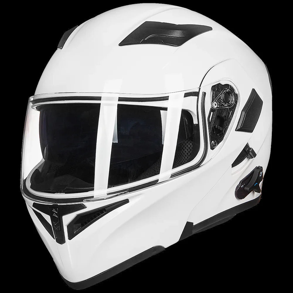 bluetooth modular flip up motorcycle helmet ILM Modular Flip Up Bluetooth Motorcycle Helmet