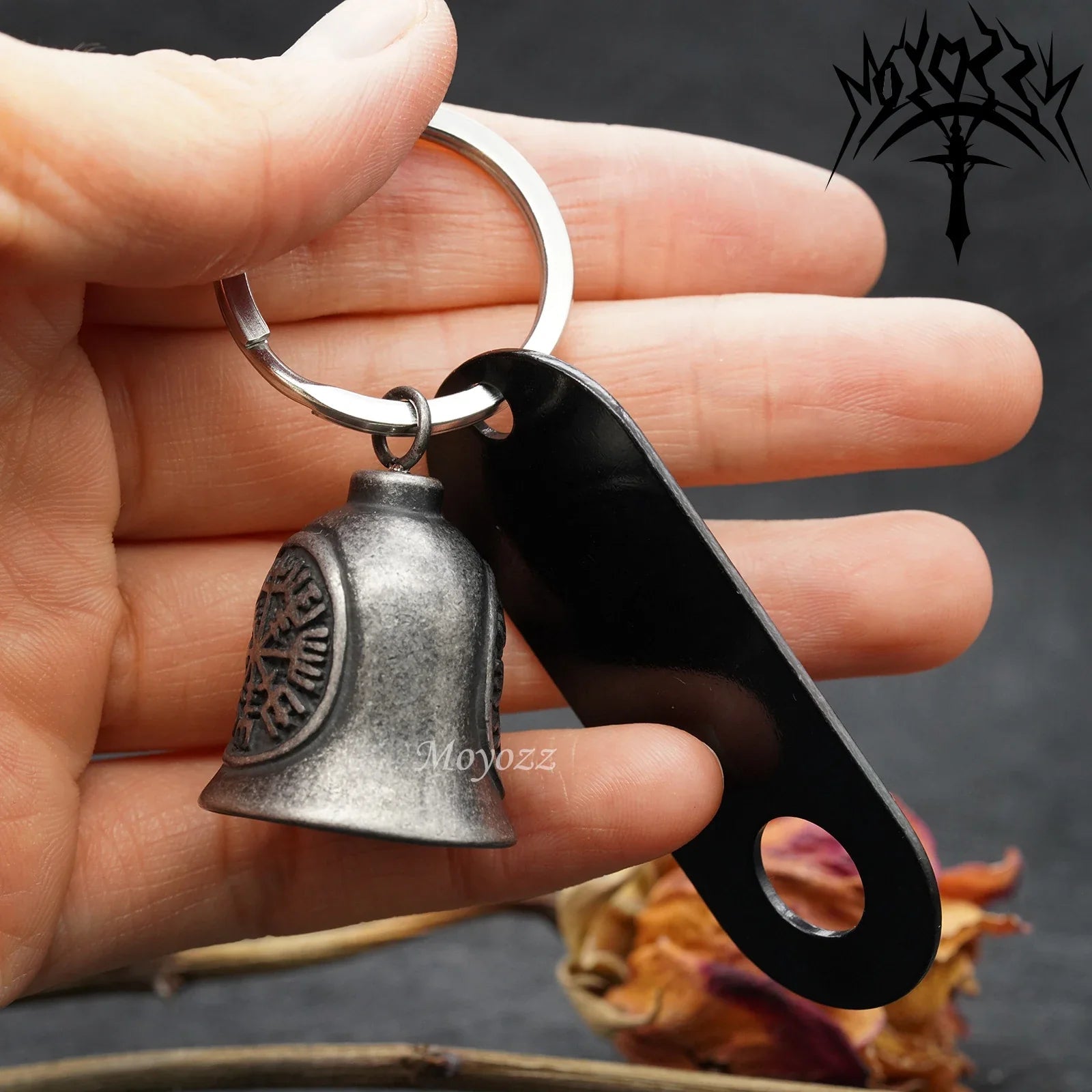 Skull Rider Bell – Born to Raise Hell - motorcycle - accessories - iron - horse - accessories