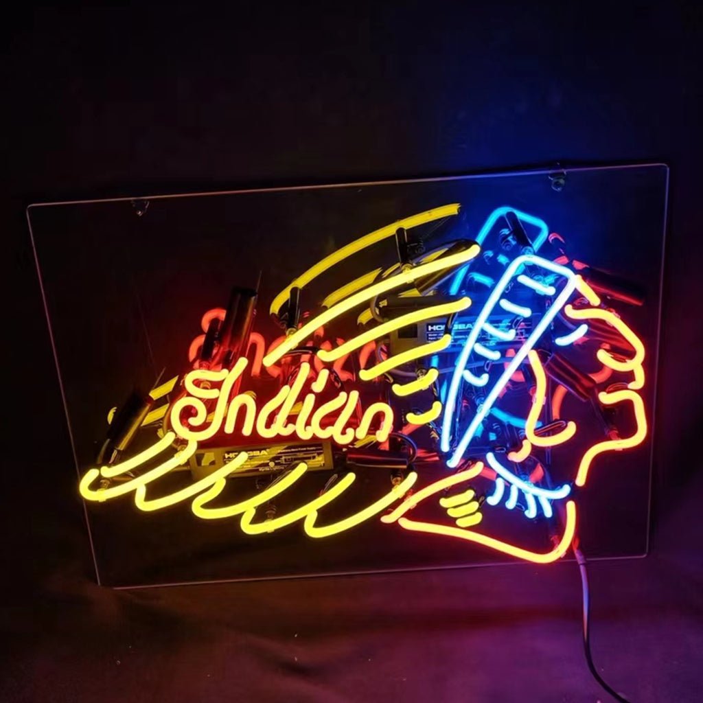 Indian Motorcycle Neon Signs Light - motorcycle - accessories - iron - horse - accessories