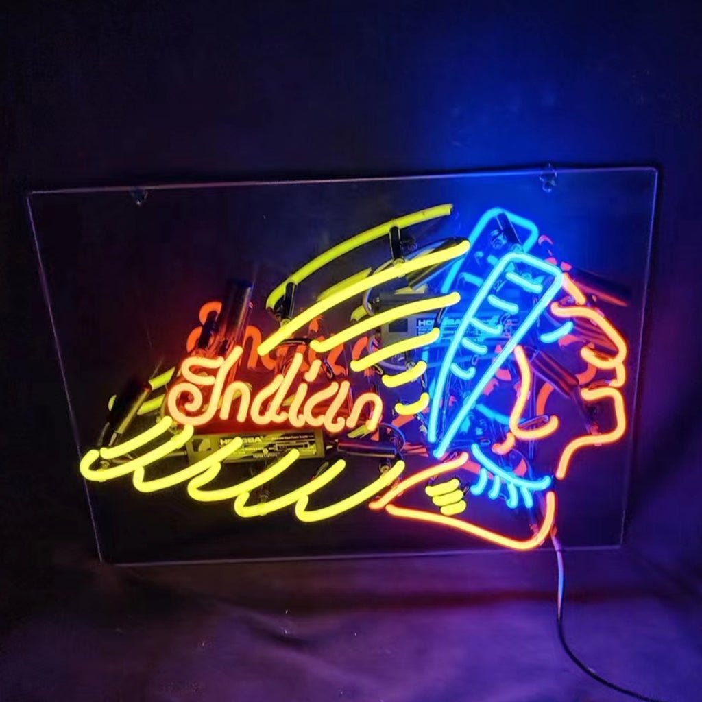 Indian Motorcycle Neon Signs Light - motorcycle - accessories - iron - horse - accessories