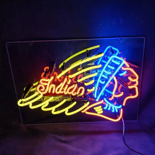 Indian Motorcycle Neon Signs Light - motorcycle - accessories - iron - horse - accessories