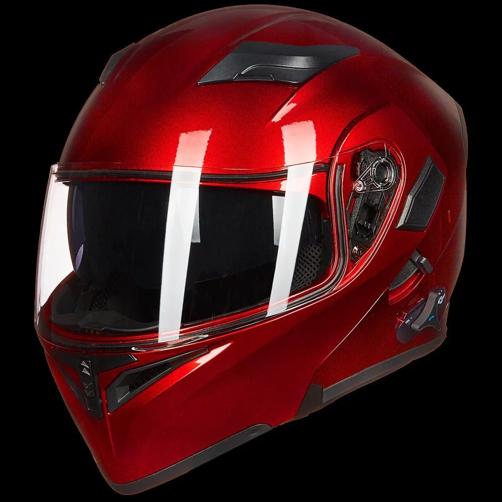 ILM Modular Flip up Full Face Bluetooth Motorcycle Helmet Model 902BT - motorcycle - accessories - iron - horse - accessories
