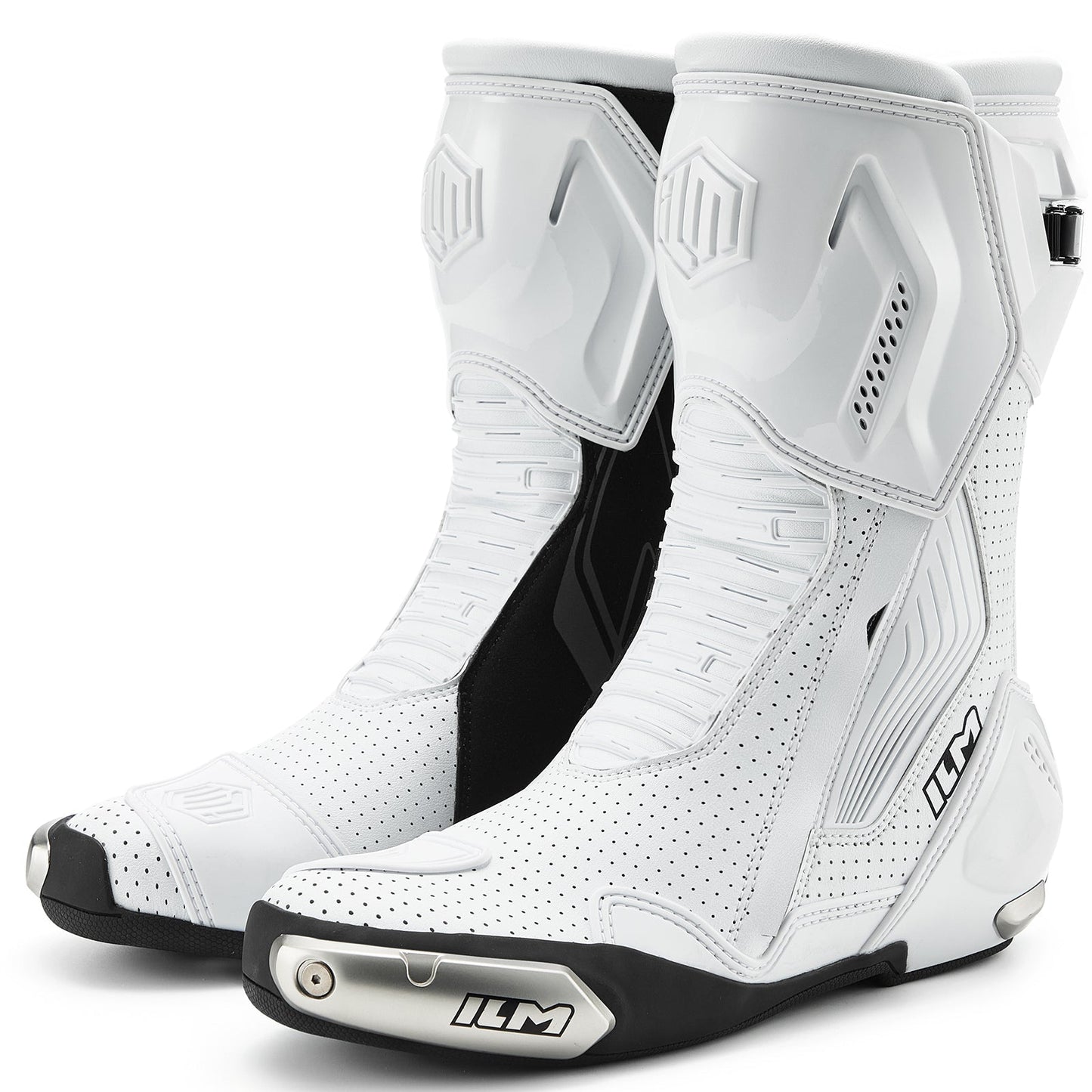 ILM Motorcycle Racing Boots Enhanced Ventilation Anti Slip Street Riding Sport Footwear CE Protective Gear Model BRC1 - motorcycle - accessories - iron - horse - accessories