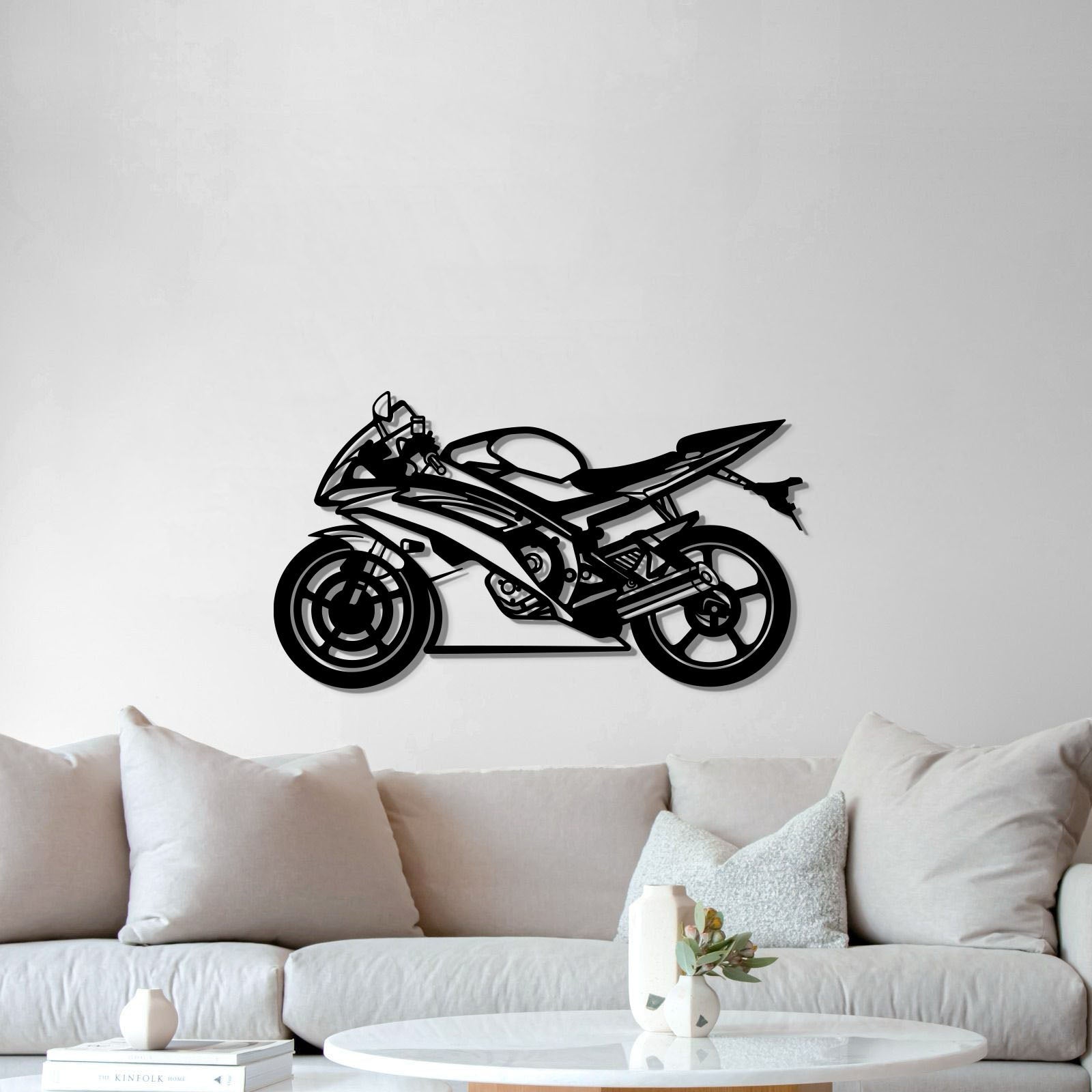 2014 R6 Metal Motorcycle Wall Art - MT0509 - motorcycle - accessories - iron - horse - accessories