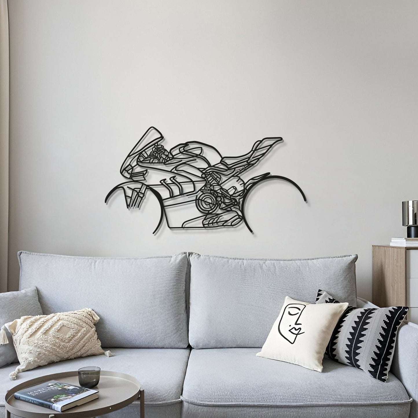 V4SP Metal Motorcycle Wall Art - MT1105 - motorcycle - accessories - iron - horse - accessories