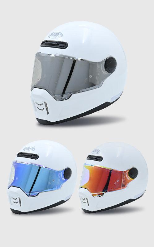 HVA™ Retro Full - Face Motorcycle Helmet - motorcycle - accessories - iron - horse - accessories