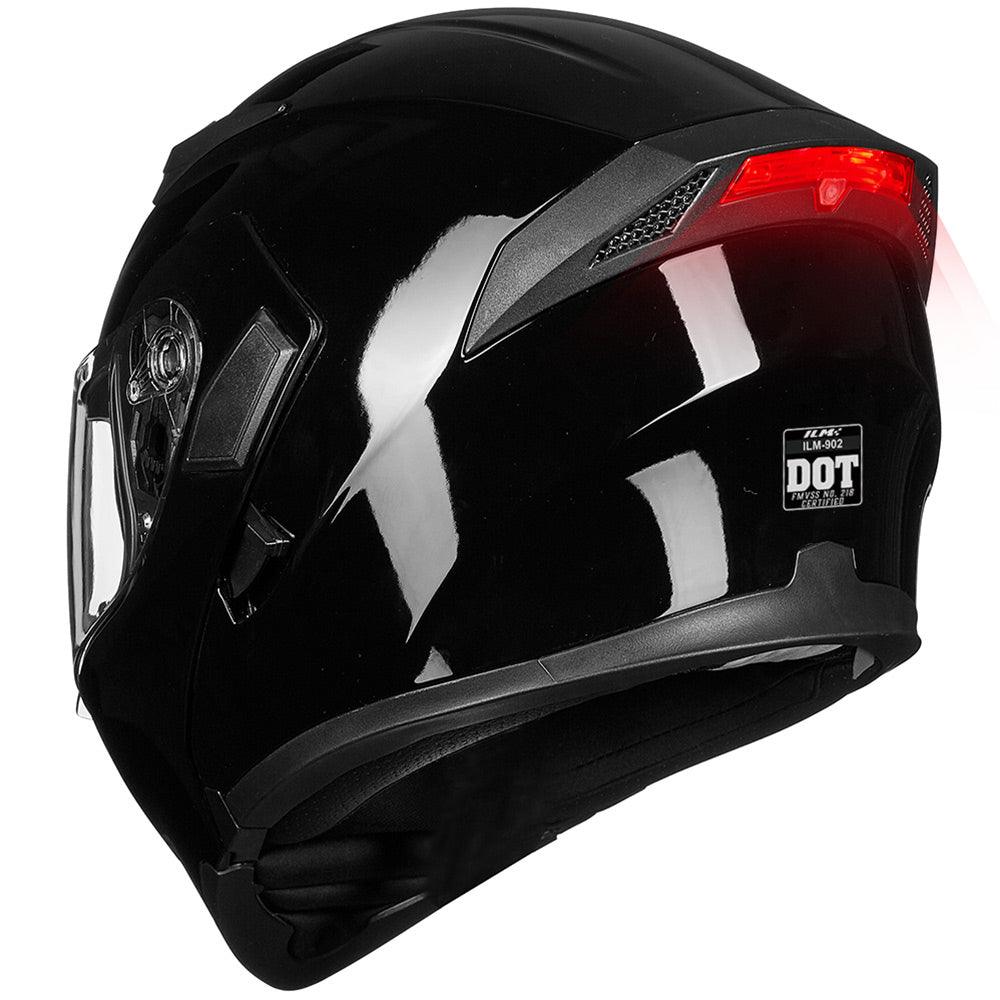 ILM Motorcycle Modular Full Face Helmet Model 902LED - motorcycle - accessories - iron - horse - accessories