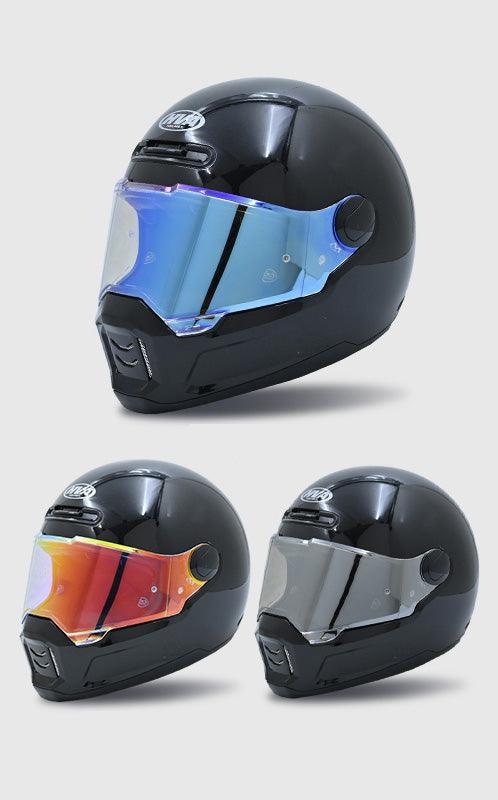 HVA™ Retro Full - Face Motorcycle Helmet - motorcycle - accessories - iron - horse - accessories
