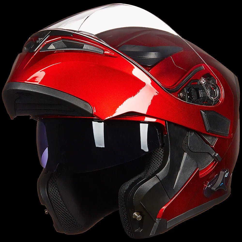 ILM Modular Flip up Full Face Bluetooth Motorcycle Helmet Model 902BT - motorcycle - accessories - iron - horse - accessories