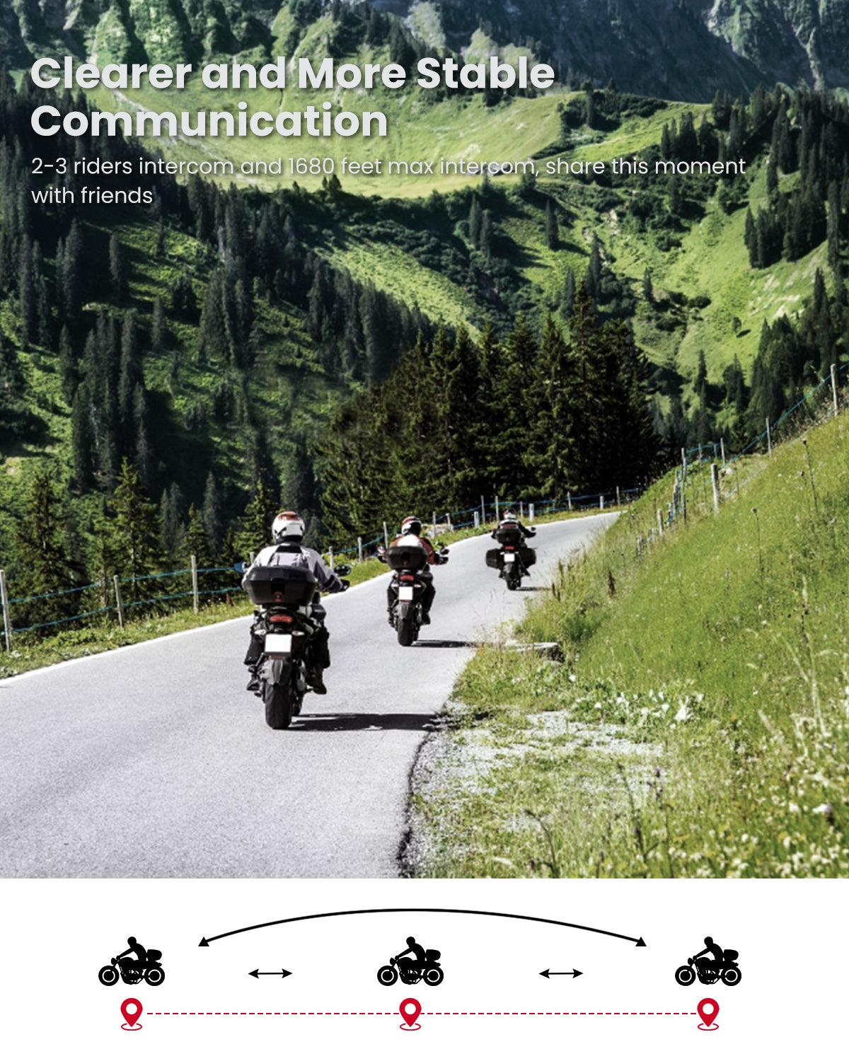 ILM Bluetooth Integrated Modular Flip up Full Face Motorcycle Helmet Model 953 - motorcycle - accessories - iron - horse - accessories