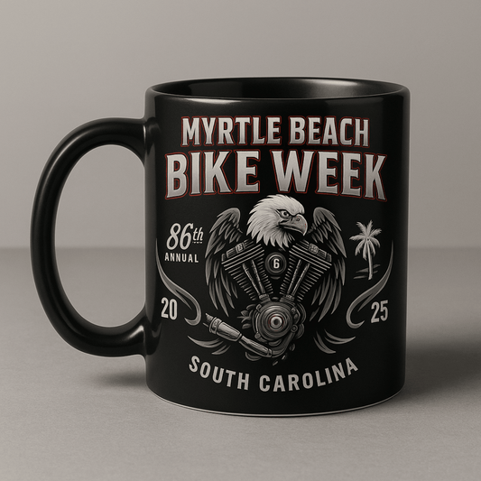 Myrtle Beach Bike Week 2025 – Collector’s Mug Series - motorcycle - accessories - iron - horse - accessories