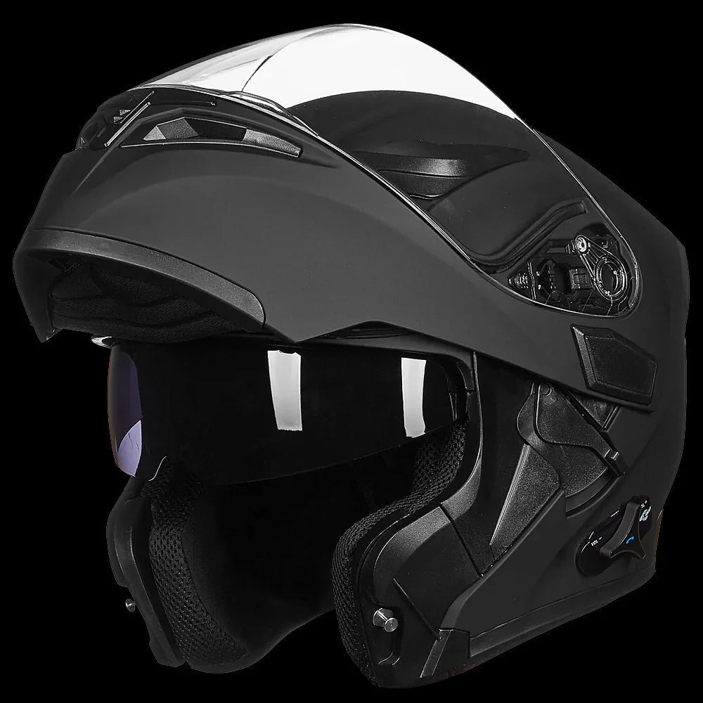ILM Modular Flip up Full Face Bluetooth Motorcycle Helmet Model 902BT - motorcycle - accessories - iron - horse - accessories