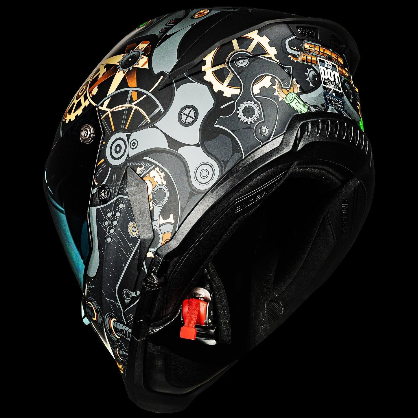 ILM Full Face Motorcycle Helmets Racing Helmet Model MF509 - motorcycle - accessories - iron - horse - accessories