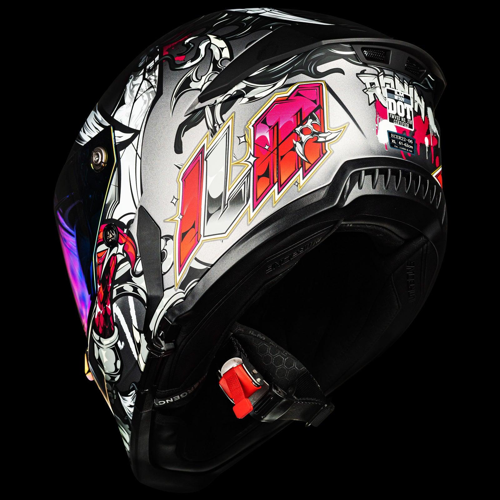 ILM Full Face Motorcycle Helmets Racing Helmet Model MF509 - motorcycle - accessories - iron - horse - accessories