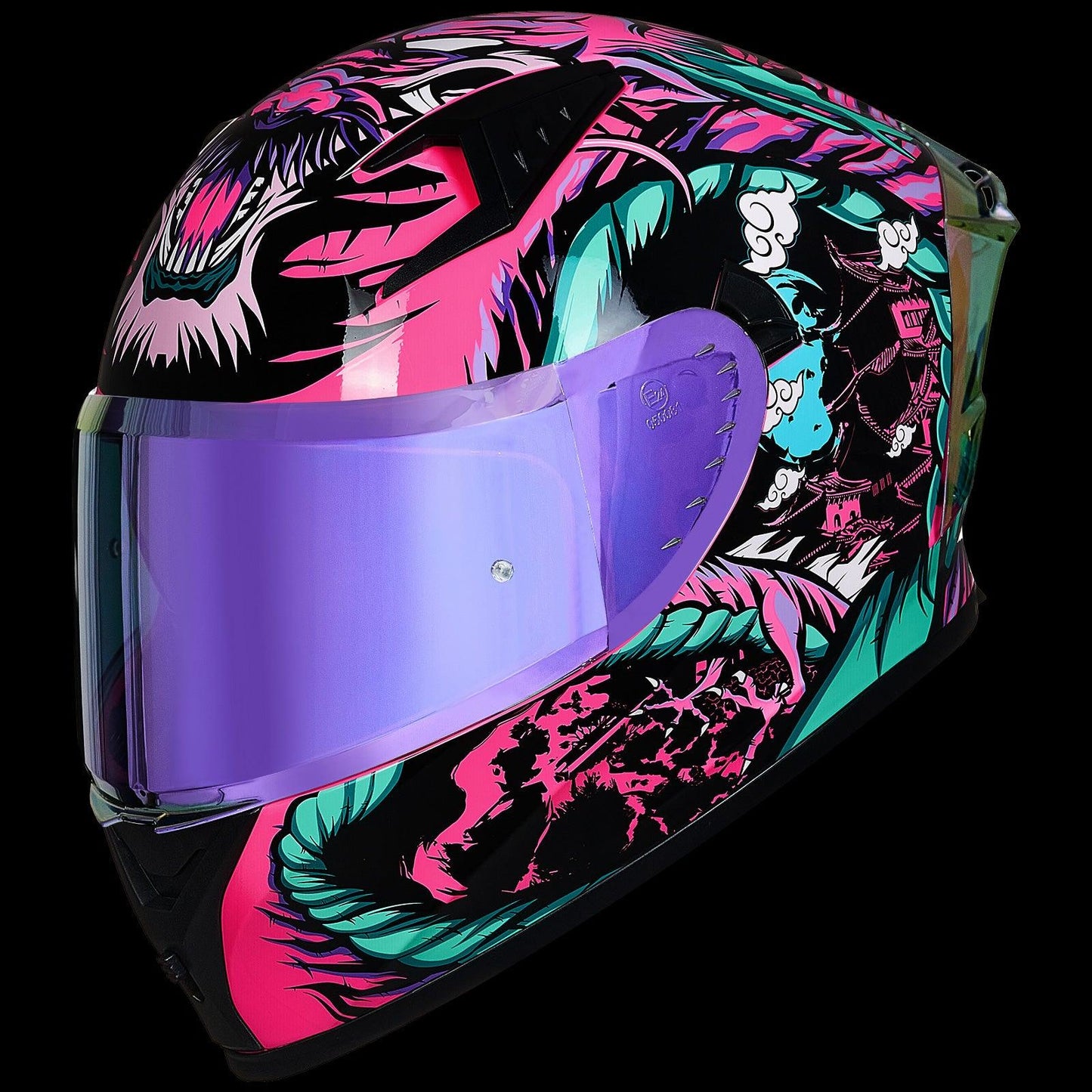 ILM Full Face Motorcycle Helmet Model Z501 - motorcycle - accessories - iron - horse - accessories