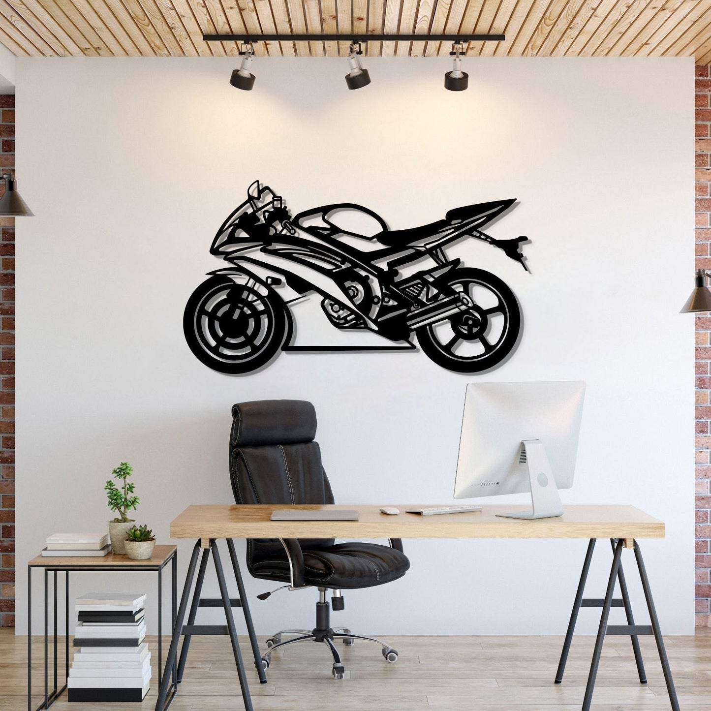 2014 R6 Metal Motorcycle Wall Art - MT0509 - motorcycle - accessories - iron - horse - accessories