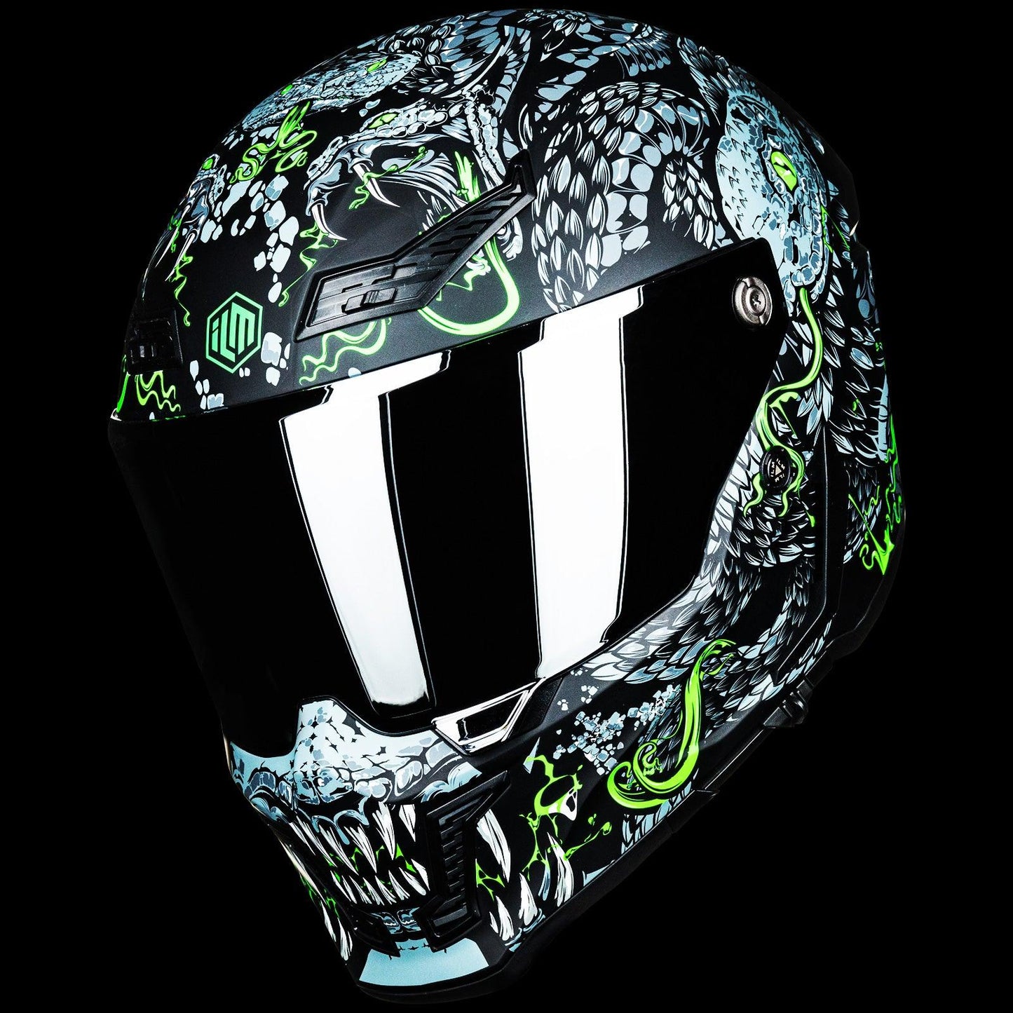 ILM Full Face Motorcycle Helmets Racing Helmet Model MF509 - motorcycle - accessories - iron - horse - accessories