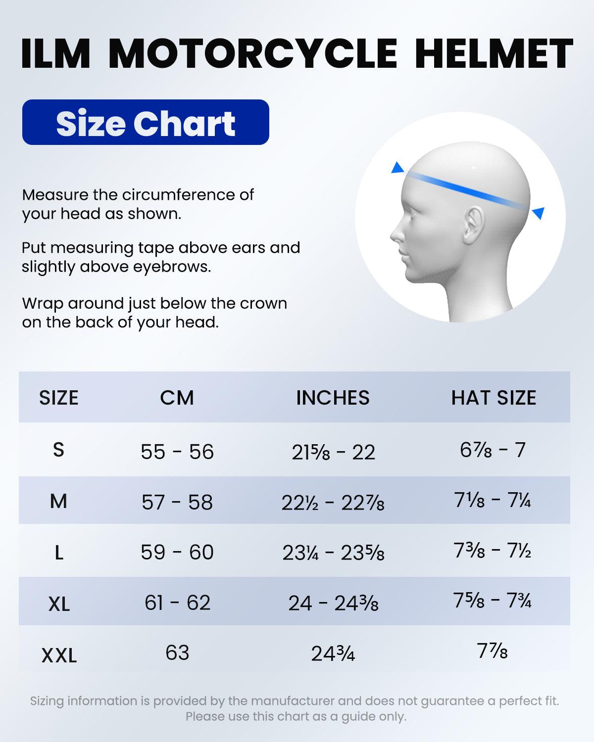 ILM Carbon Fiber Vintage Full Face Modular Motorcycle Helmet Model B707C - motorcycle - accessories - iron - horse - accessories