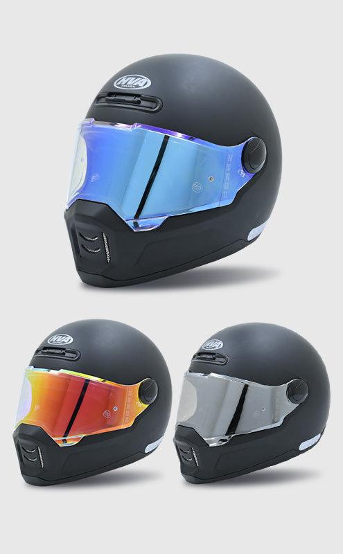 HVA™ Retro Full - Face Motorcycle Helmet - motorcycle - accessories - iron - horse - accessories