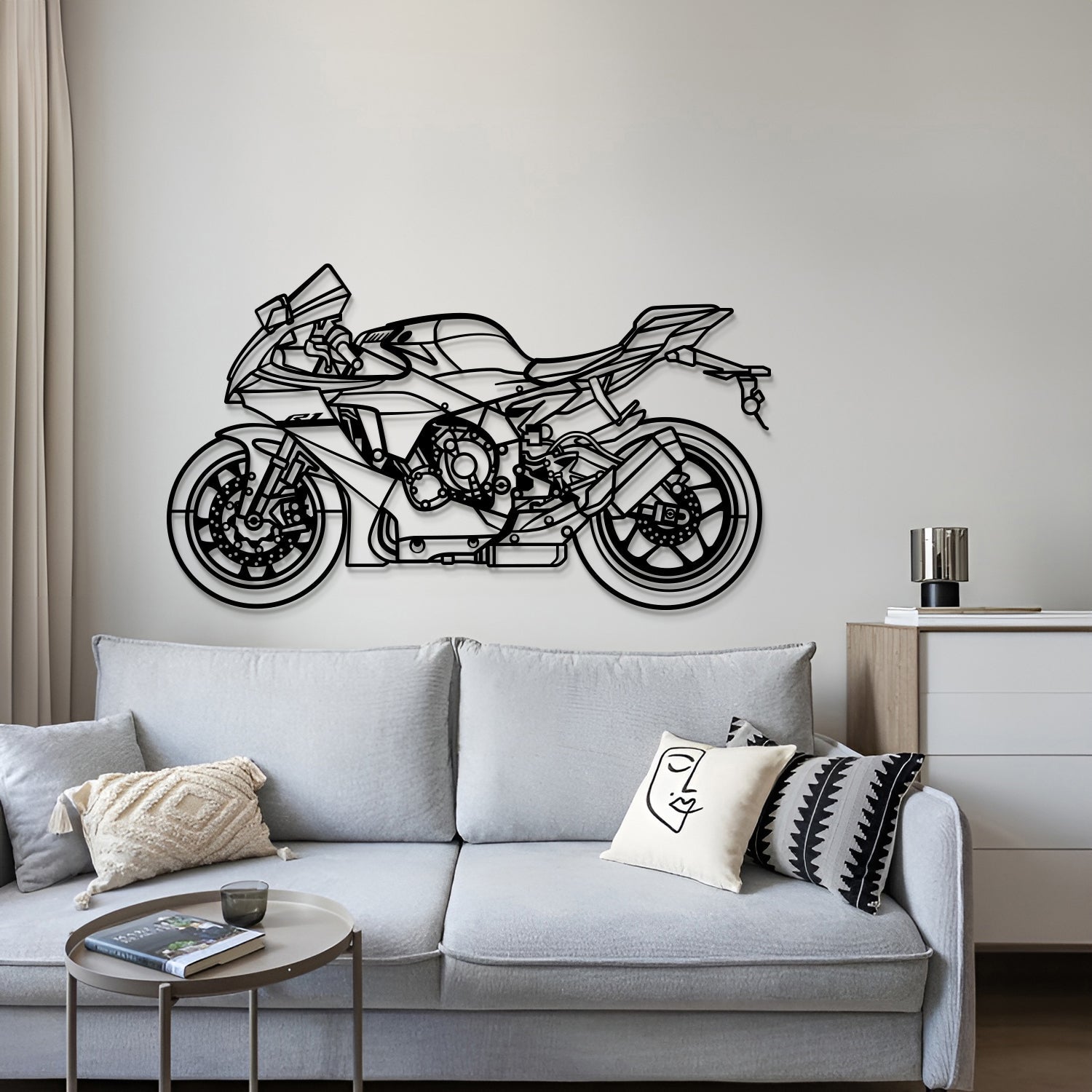 2024 YZF - R1 Metal Motorcycle Wall Art - MT1424 - motorcycle - accessories - iron - horse - accessories
