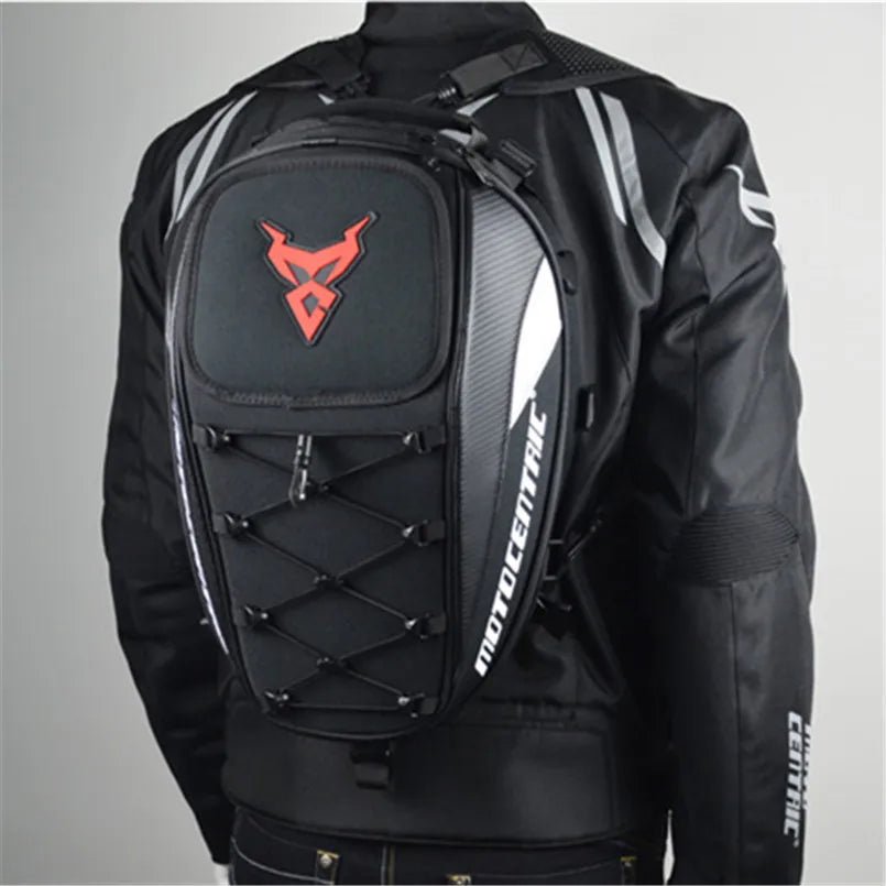 Waterproof motorcycle seat bag for daily riding essentials