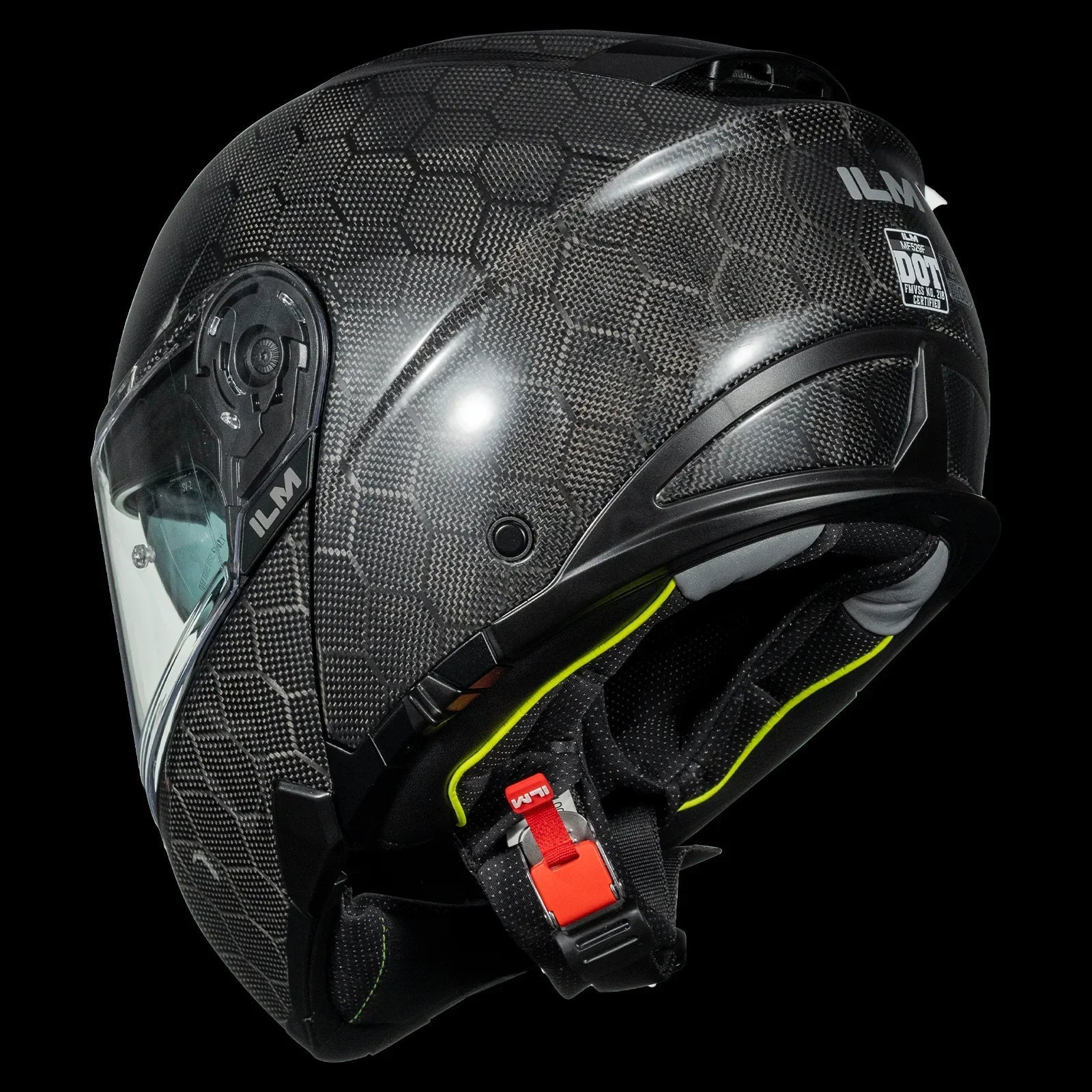 ILM Carbon Fiber Motorcycle Helmet