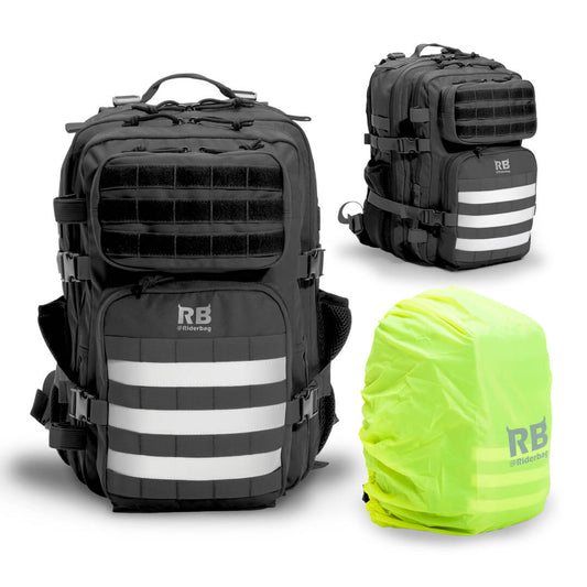 Riderbag Xtreme 30L Tactical Backpack - Black - motorcycle - accessories - iron - horse - accessories