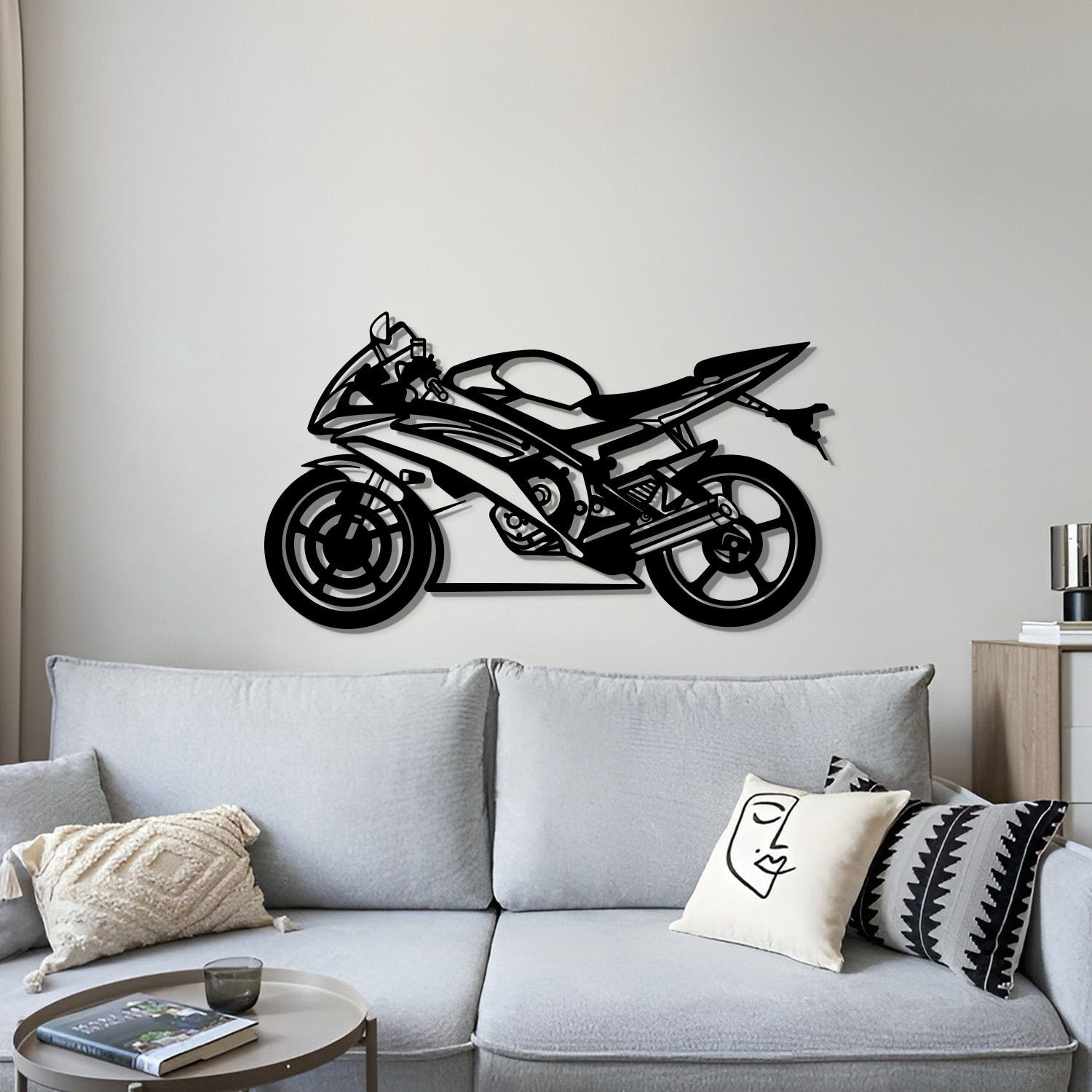 2014 R6 Metal Motorcycle Wall Art - MT0509 - motorcycle - accessories - iron - horse - accessories