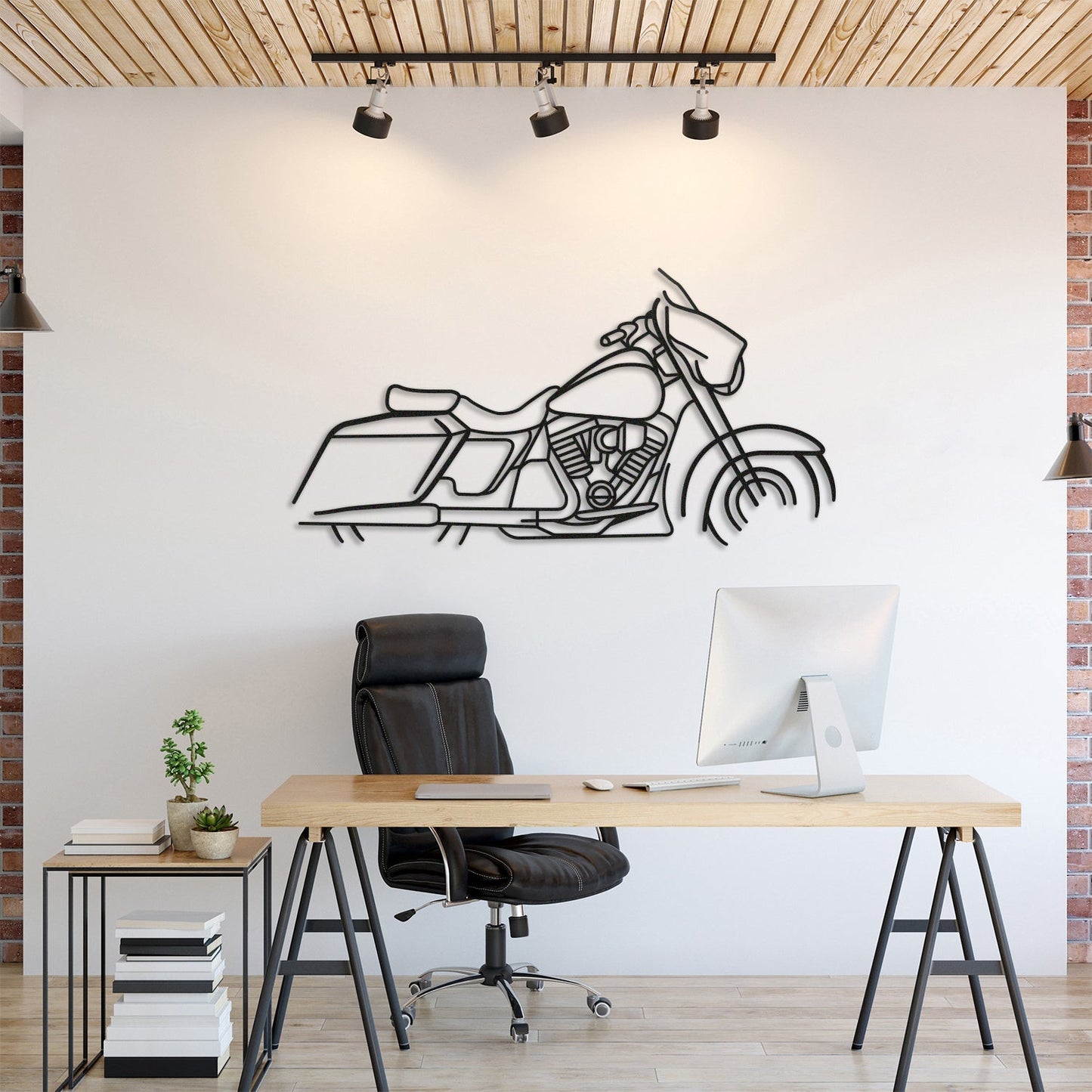 Harley Davidson Street Glide Metal Motorcycle Wall Art - MT1094 - motorcycle - accessories - iron - horse - accessories