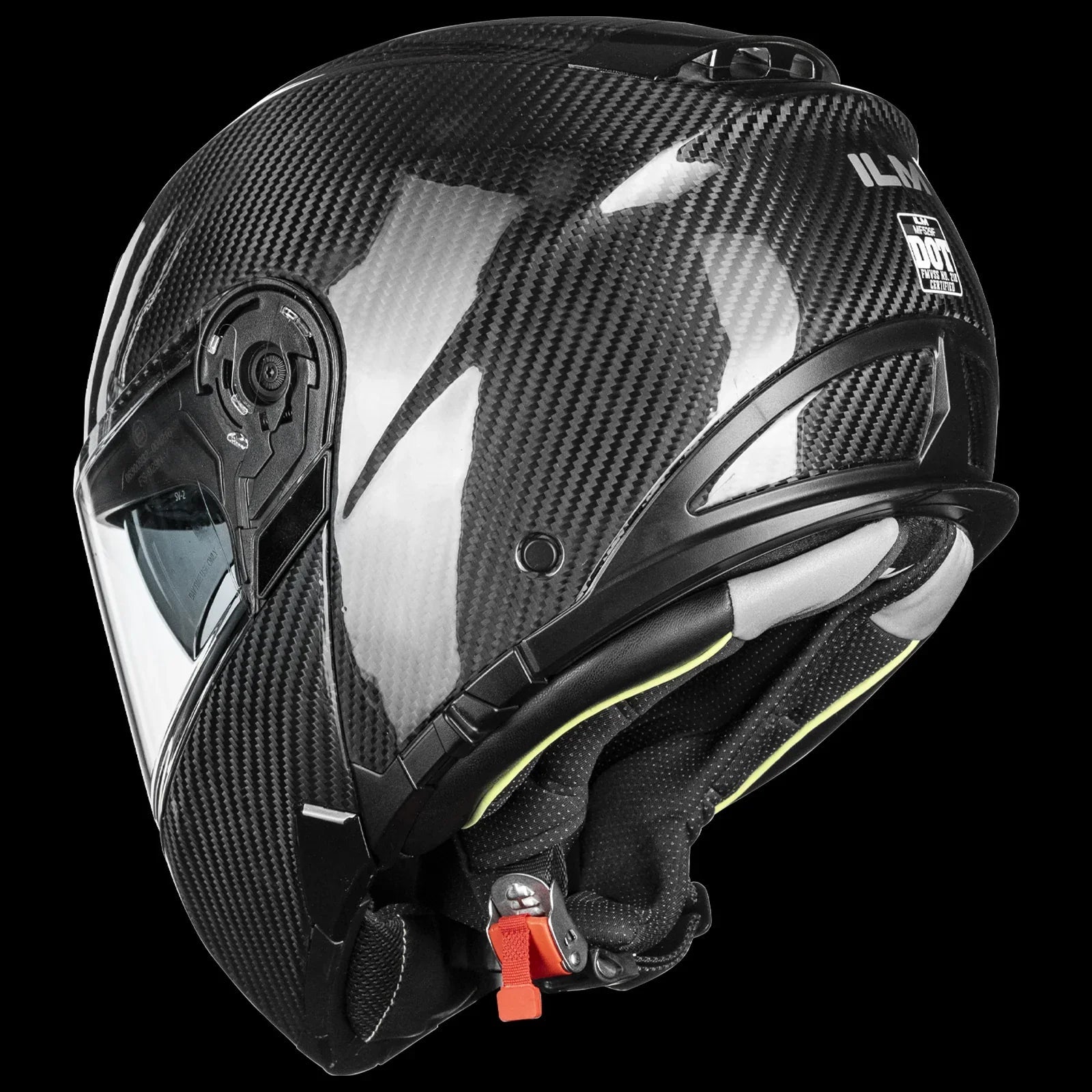 ILM Carbon Fiber Motorcycle Modular Helmets DOT ECE Model MF529F - motorcycle - accessories - iron - horse - accessories