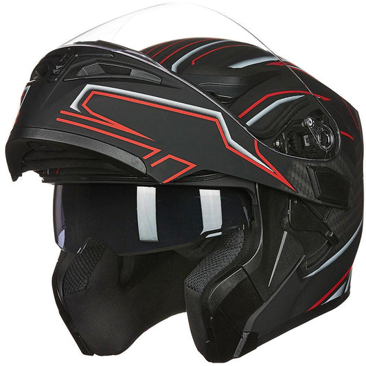 ILM Motorcycle Modular Full Face Helmet Model 902 - motorcycle - accessories - iron - horse - accessories