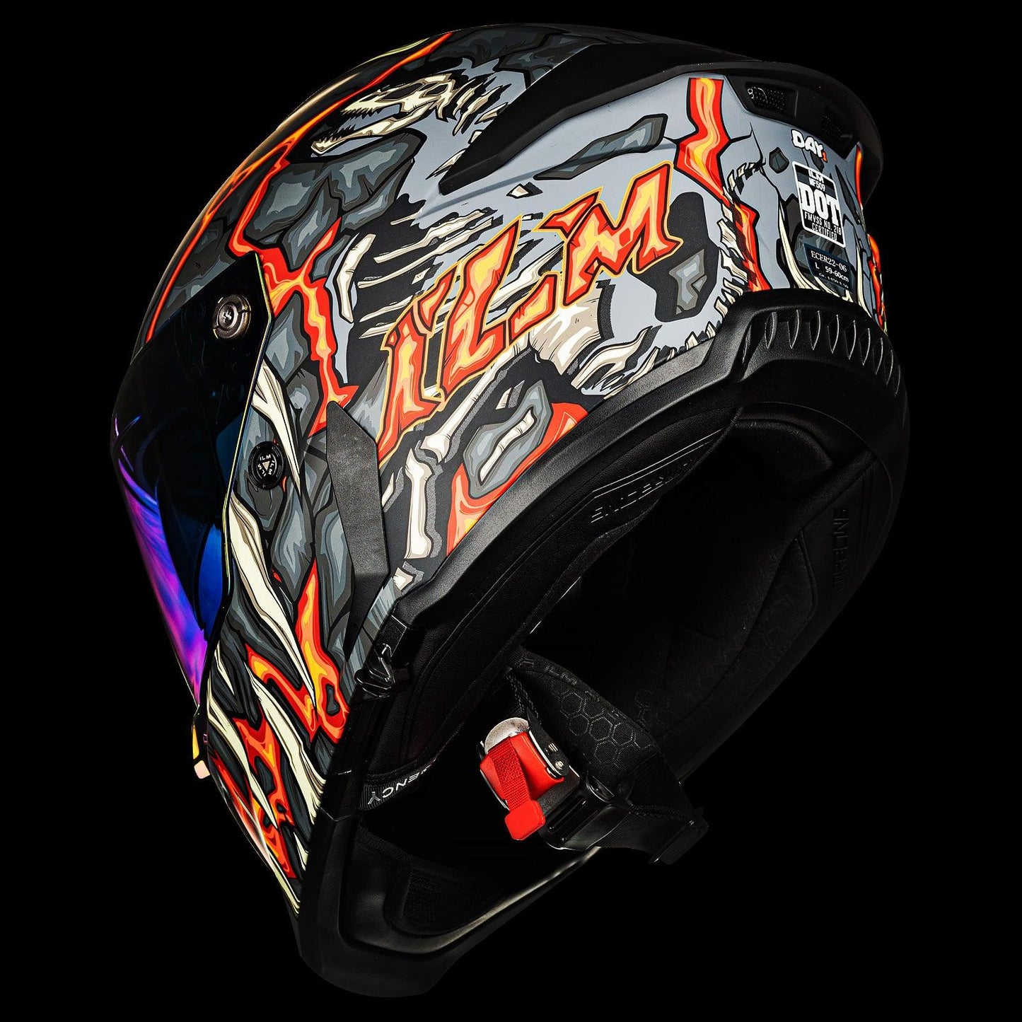 ILM Full Face Motorcycle Helmets Racing Helmet Model MF509 - motorcycle - accessories - iron - horse - accessories