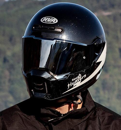 HVA™ Retro Full - Face Motorcycle Helmet - motorcycle - accessories - iron - horse - accessories
