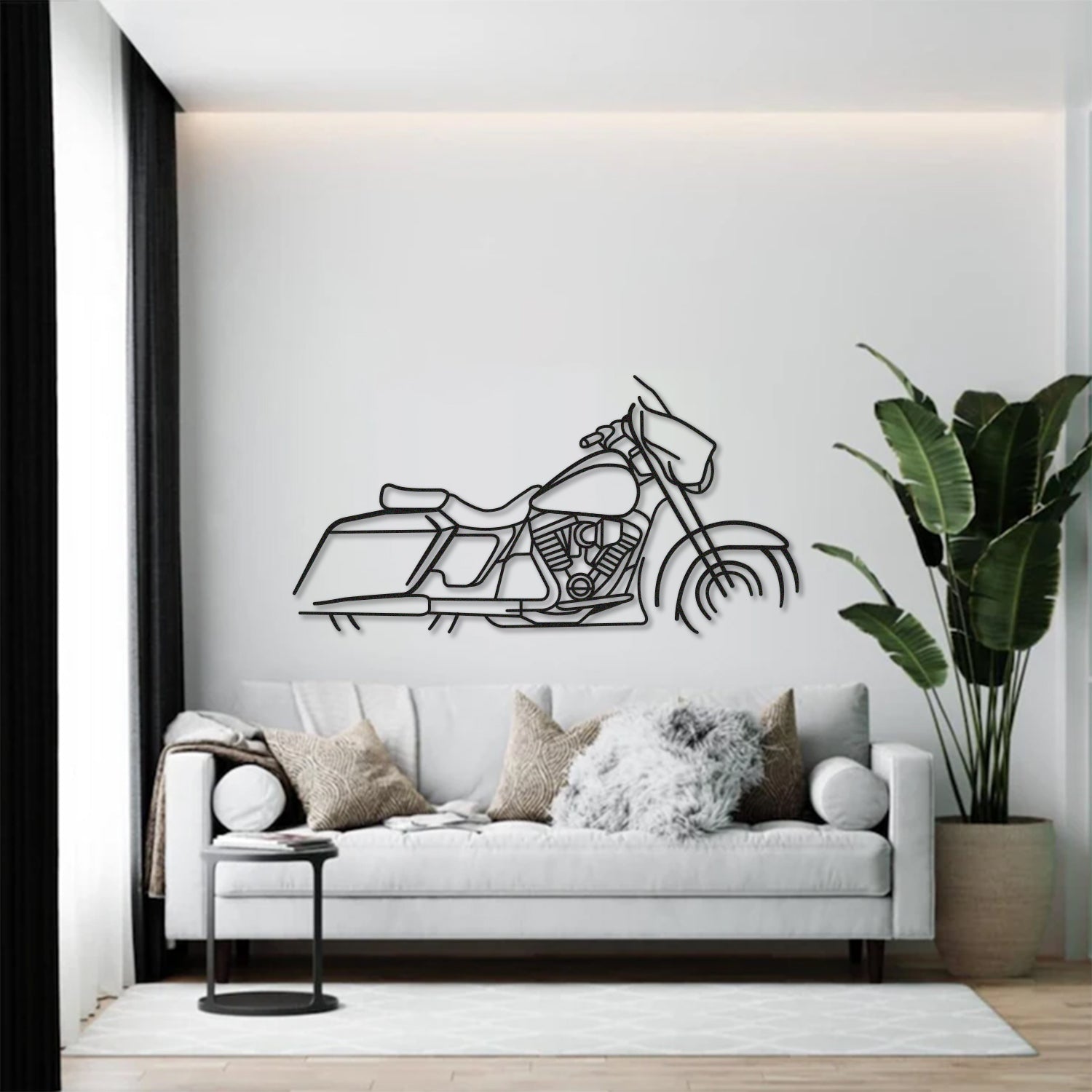 Harley Davidson Street Glide Metal Motorcycle Wall Art - MT1094 - motorcycle - accessories - iron - horse - accessories