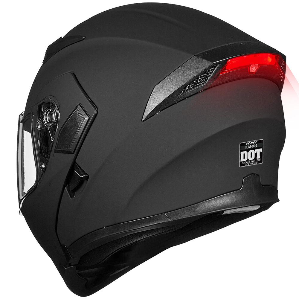 ILM Motorcycle Modular Full Face Helmet Model 902LED - motorcycle - accessories - iron - horse - accessories