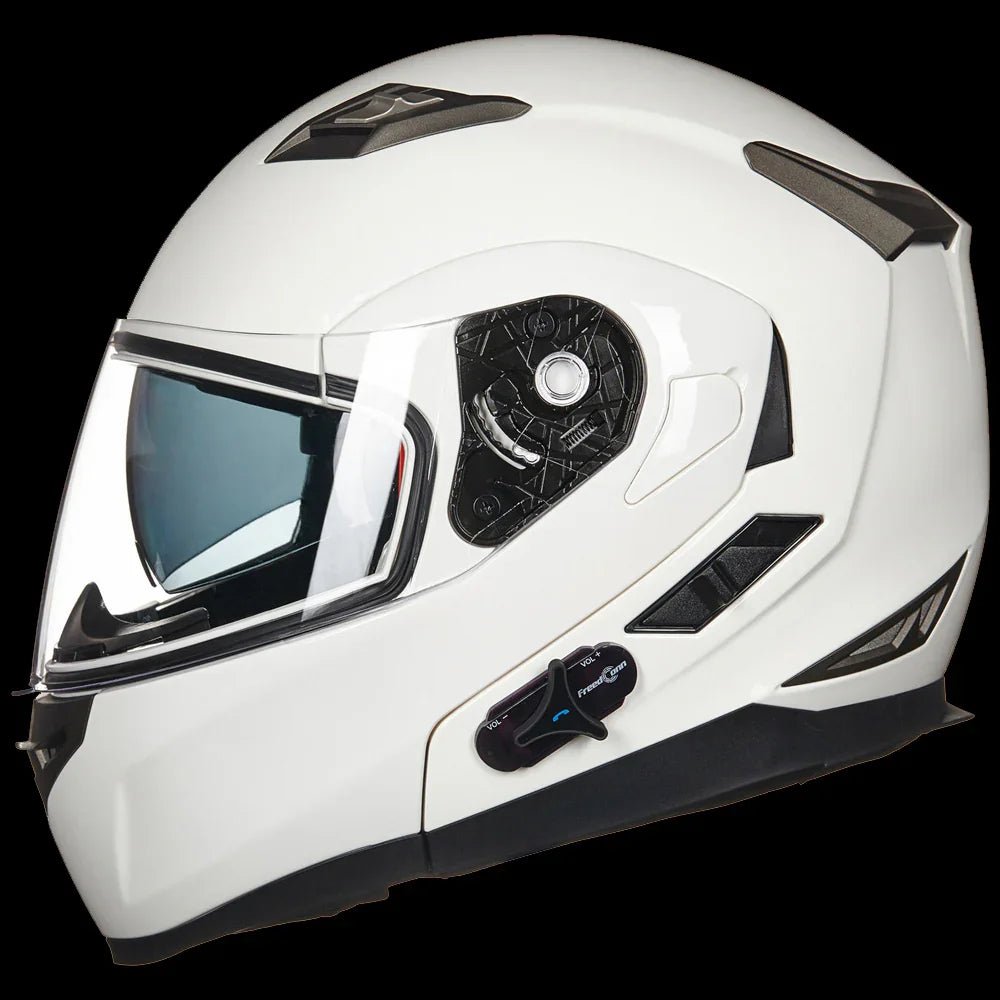 ILM Bluetooth Integrated Modular Flip up Full Face Motorcycle Helmet Model 953PRO - motorcycle - accessories - iron - horse - accessories