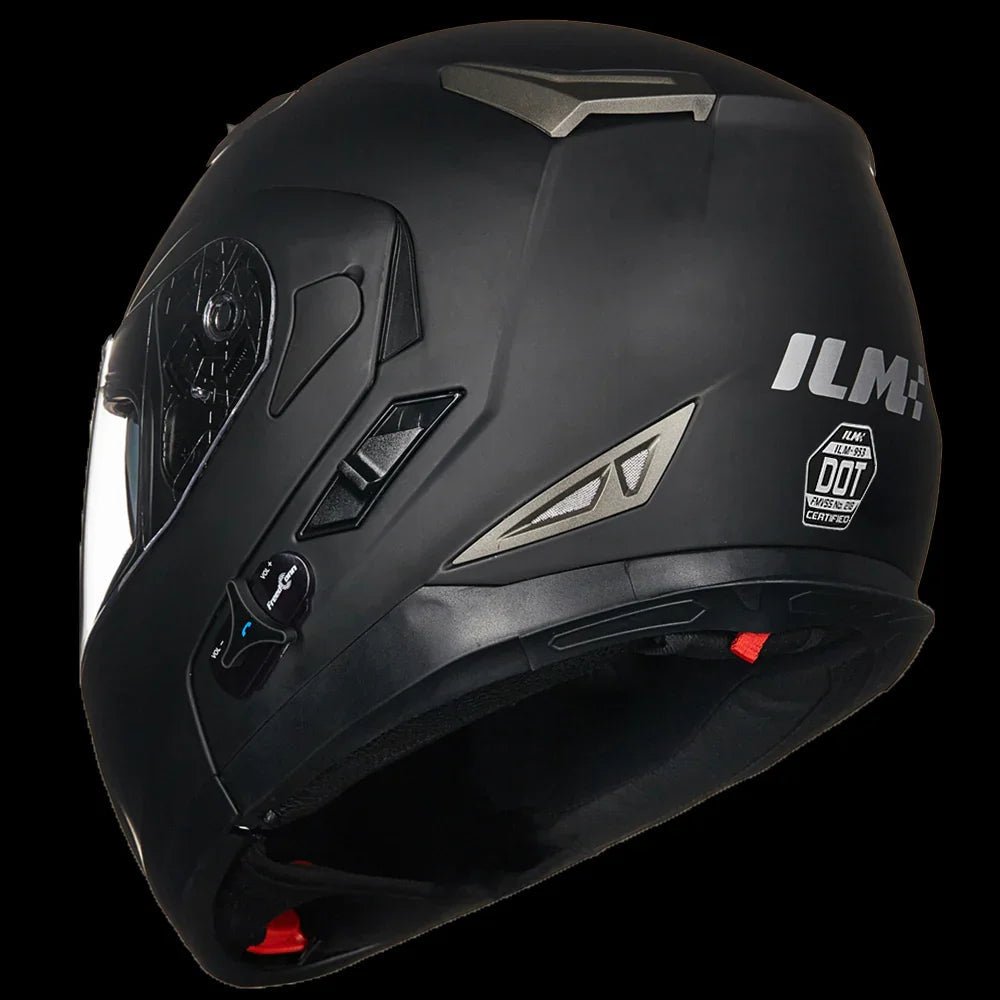 ILM Bluetooth Integrated Modular Flip up Full Face Motorcycle Helmet Model 953 - motorcycle - accessories - iron - horse - accessories