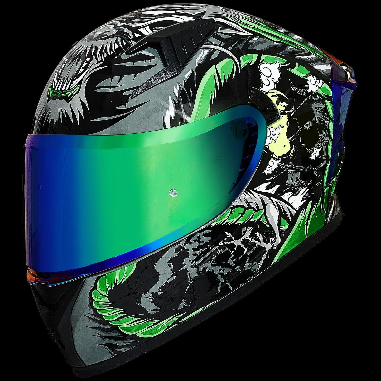 ILM Full Face Motorcycle Helmet Model Z501 - motorcycle - accessories - iron - horse - accessories