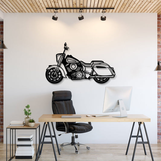 2022 Indian Springfield Dark Horse Metal Motorcycle Wall Art - MT0791 - motorcycle - accessories - iron - horse - accessories