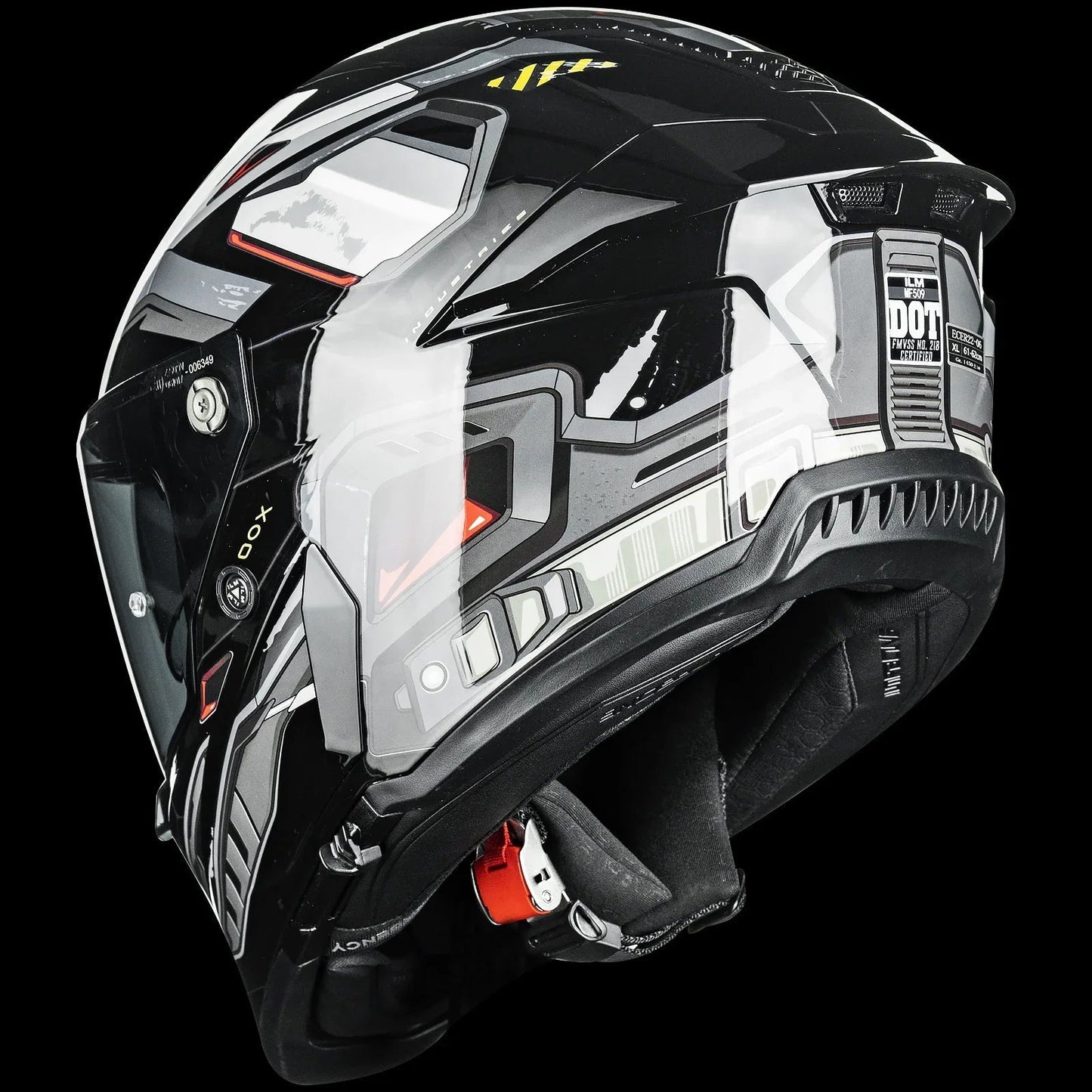 ILM Motorcycle Full Face Helmets DOT ECE Powersports Dual Visor Street Racing with Pinlock Cascos para Motos Model MF509 Pro - motorcycle - accessories - iron - horse - accessories