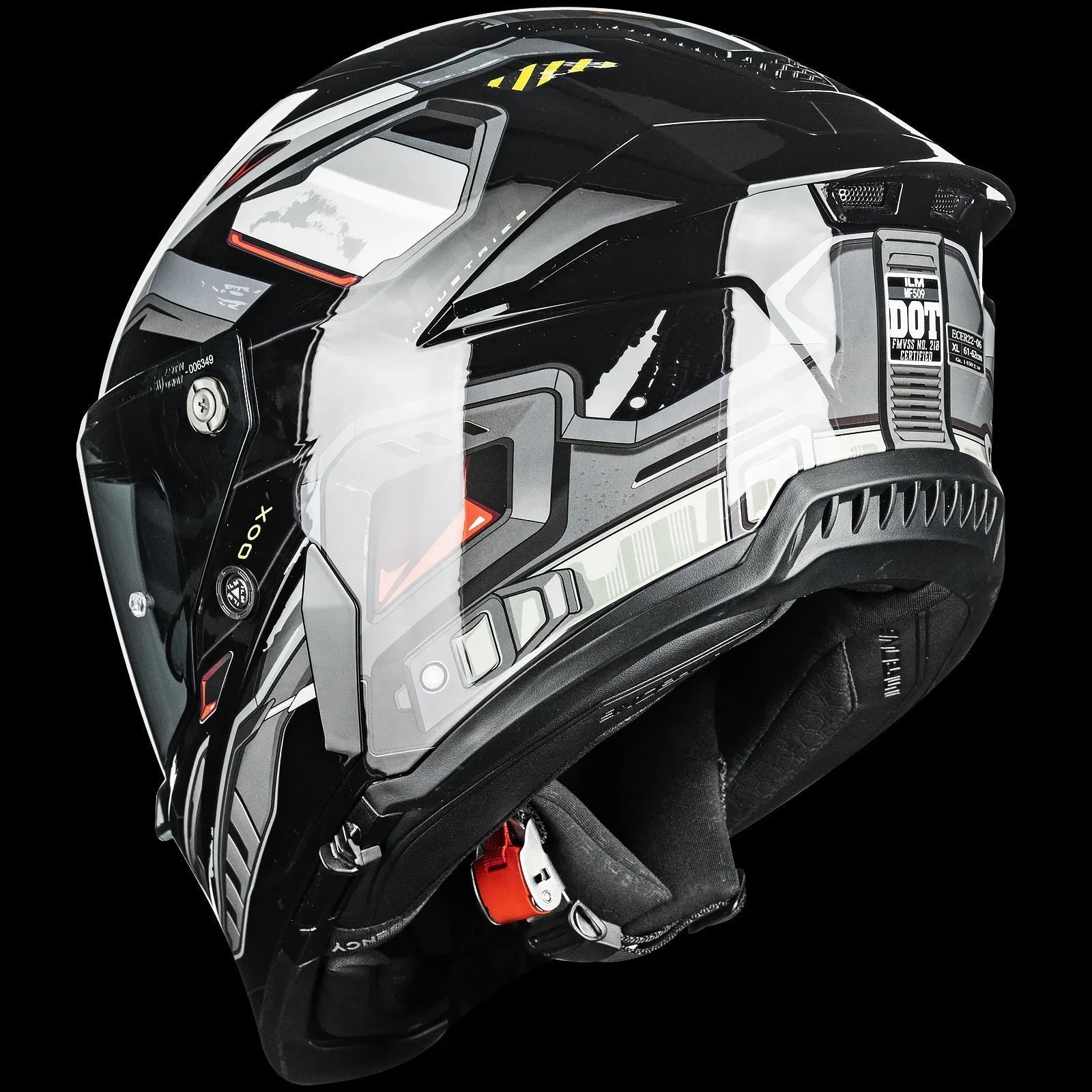 ILM Motorcycle Full Face Helmets DOT ECE Powersports Dual Visor Street Racing with Pinlock Cascos para Motos Model MF509 Pro - motorcycle - accessories - iron - horse - accessories