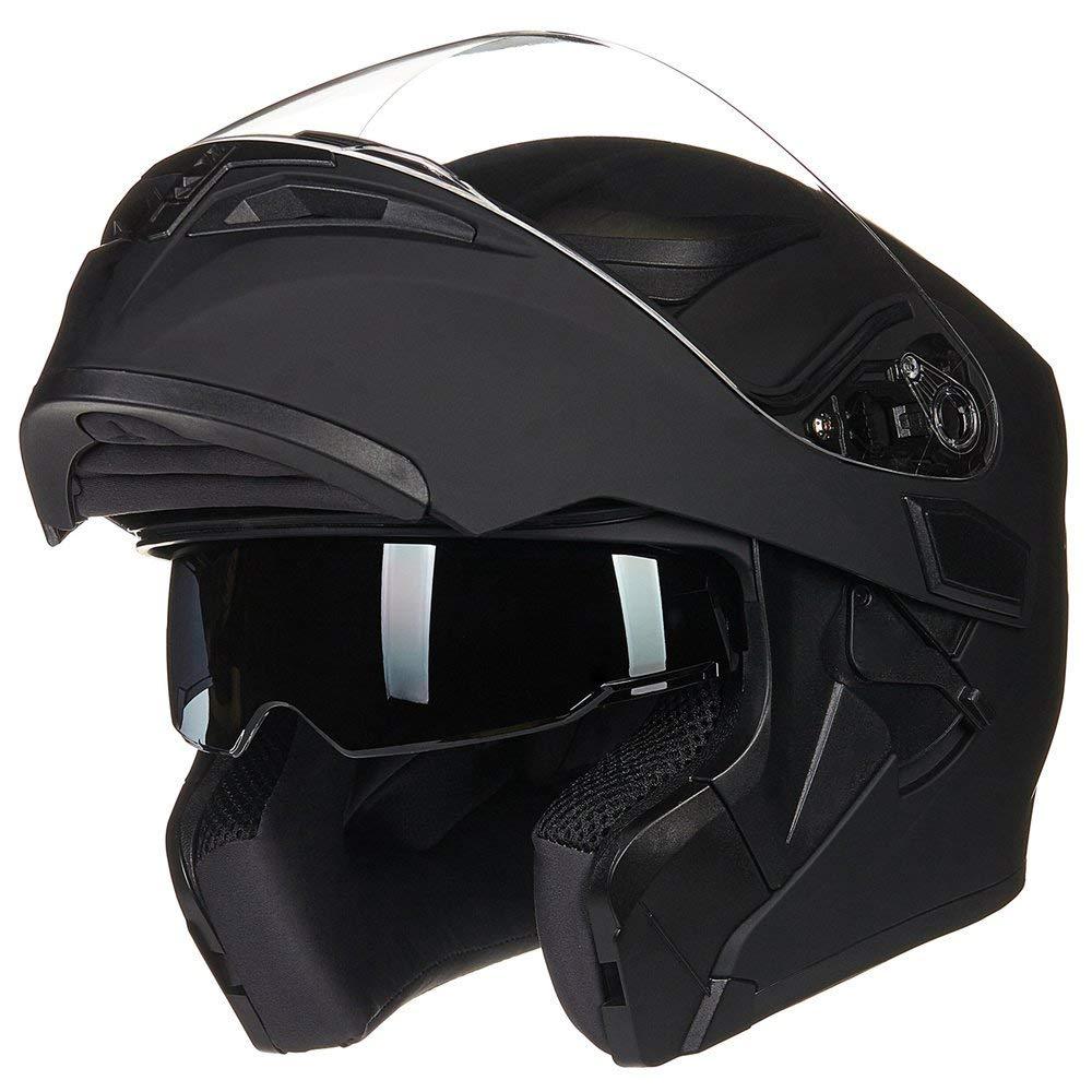 ILM Motorcycle Modular Full Face Helmet Model 902LED - motorcycle - accessories - iron - horse - accessories