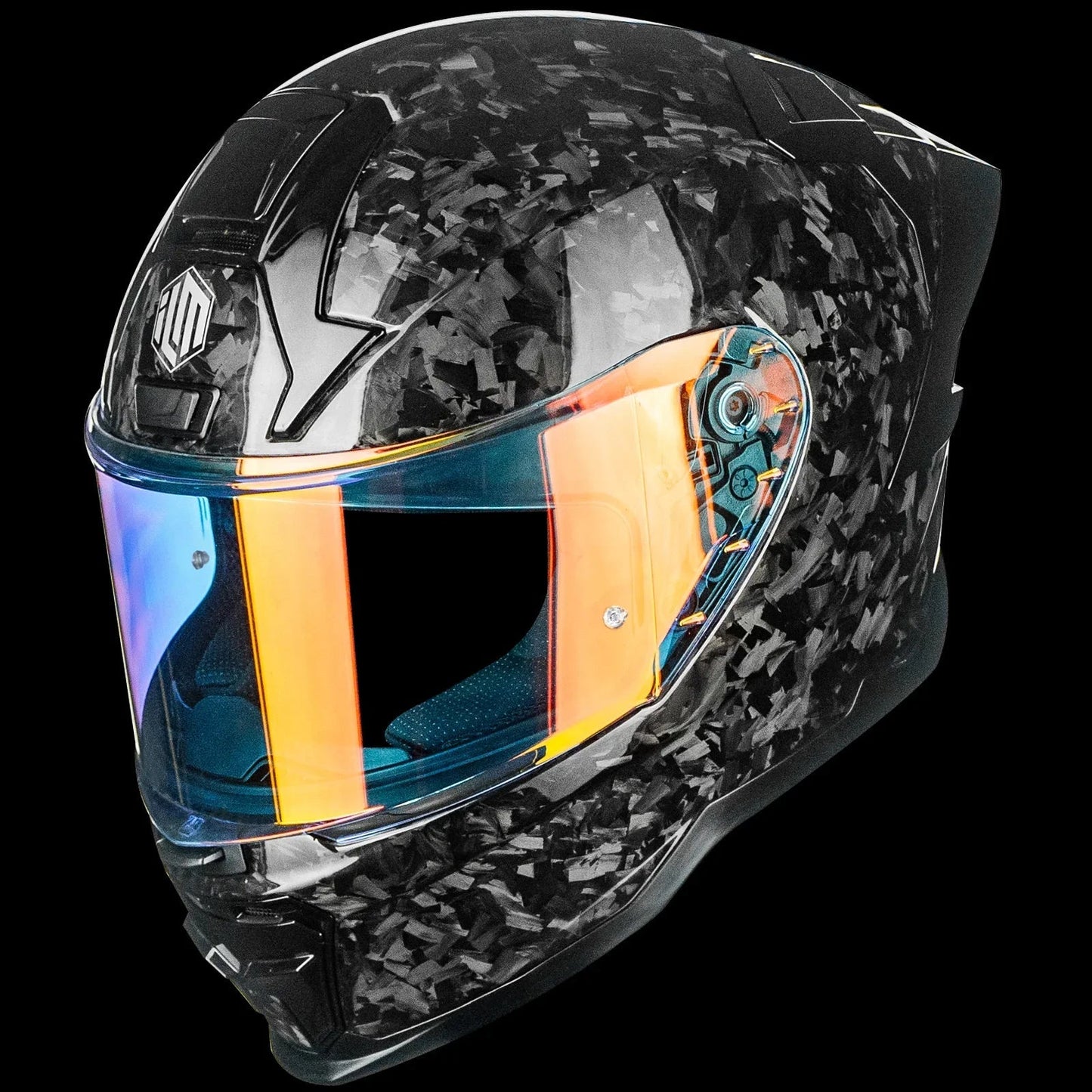 ILM Carbon Fiber Motorcycle Helmets Full Face Racing Helmet Model MF577P - motorcycle - accessories - iron - horse - accessories