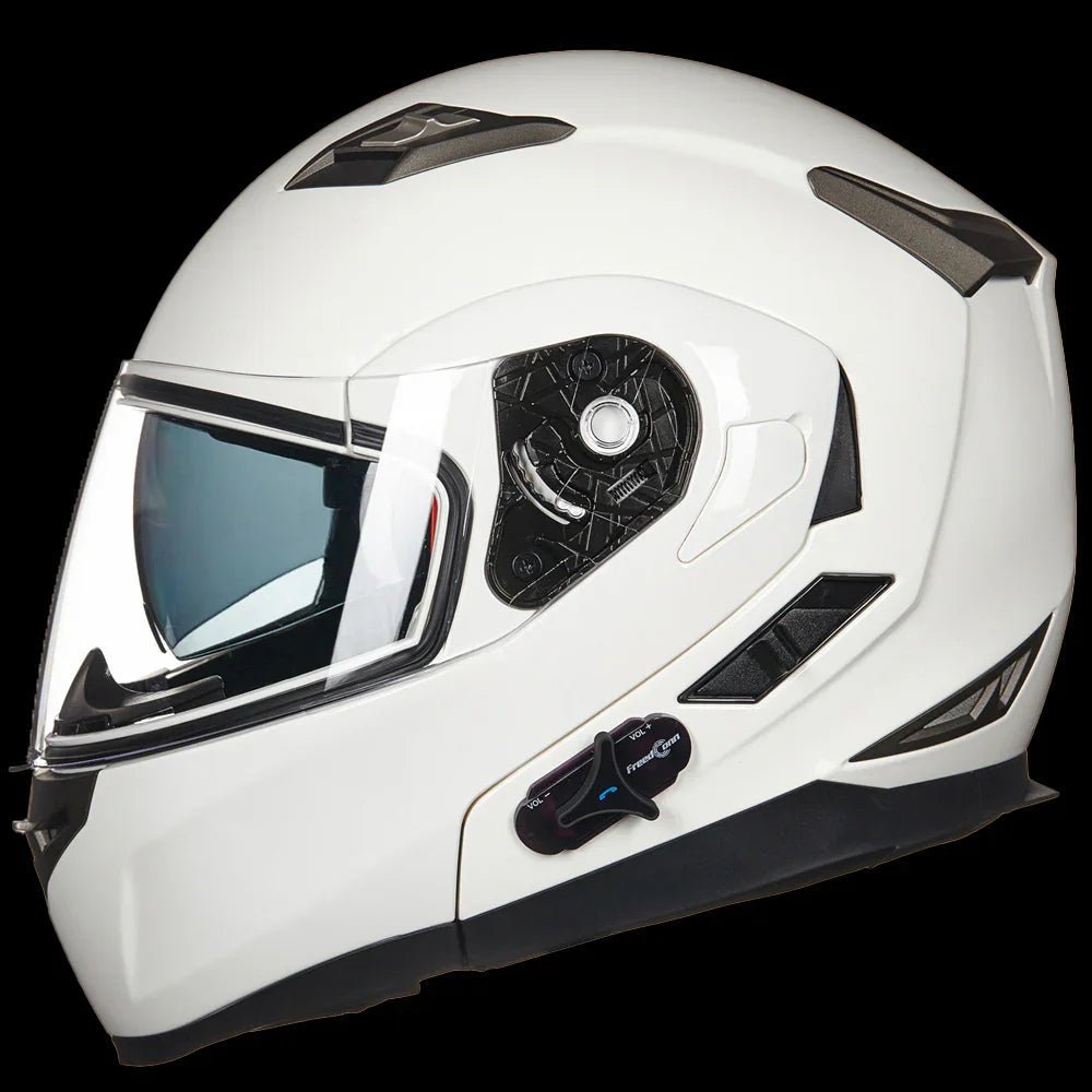 ILM Bluetooth Integrated Modular Flip up Full Face Motorcycle Helmet Model 953 - motorcycle - accessories - iron - horse - accessories